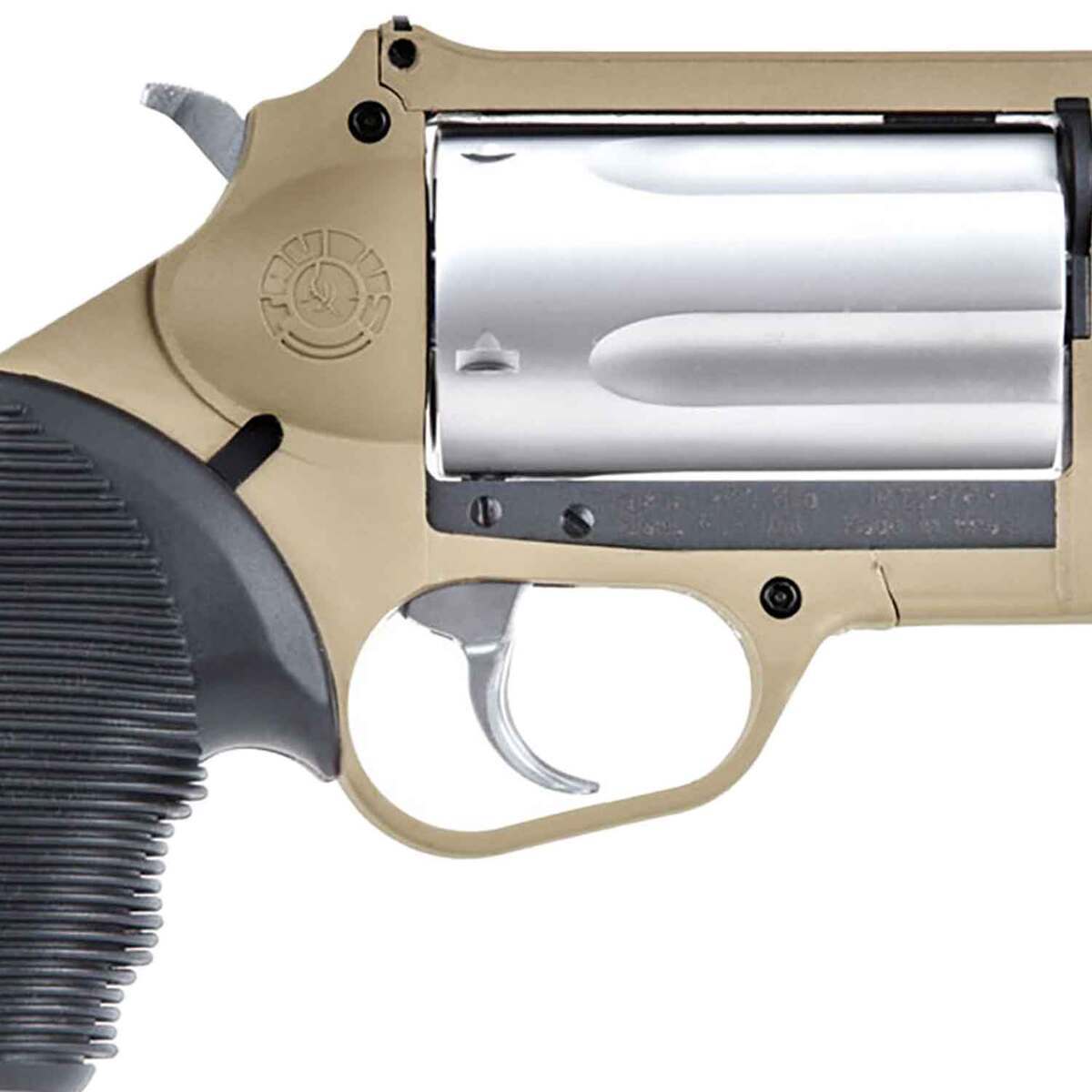 Taurus Judge Public Defender 45 (Long) Colt/410 Gauge Flat Dark Earth Revolver - 5 Rounds Taurus Judge Public Defender 45 (Long) Colt/410 Gauge Flat Dark Earth Revolver - 5 Rounds