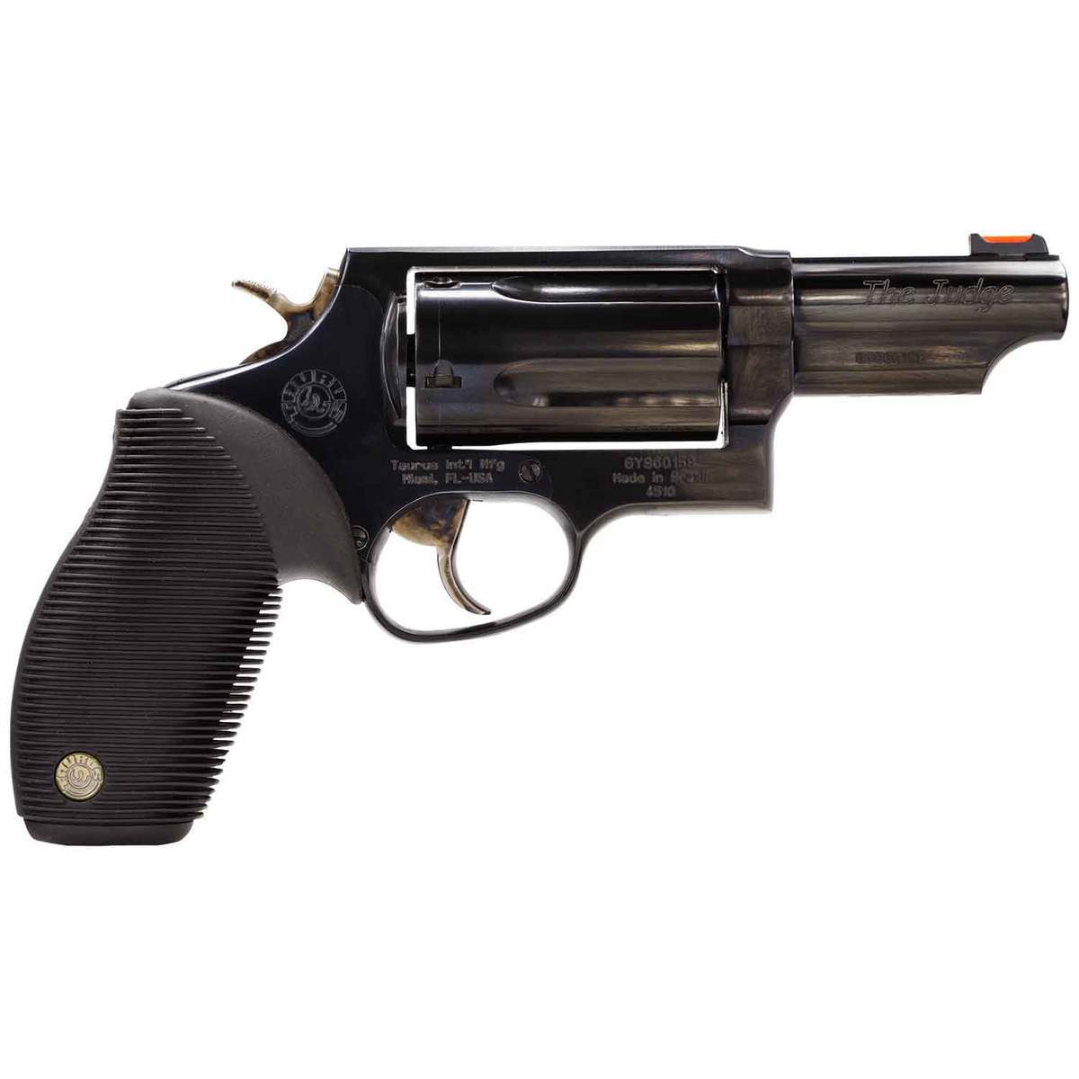 Taurus Judge 410 Gauge/ 45 (Long) Colt 3in Matte Black Revolver - 5 Rounds Taurus Judge 410 Gauge/ 45 (Long) Colt 3in Matte Black Revolver - 5 Rounds