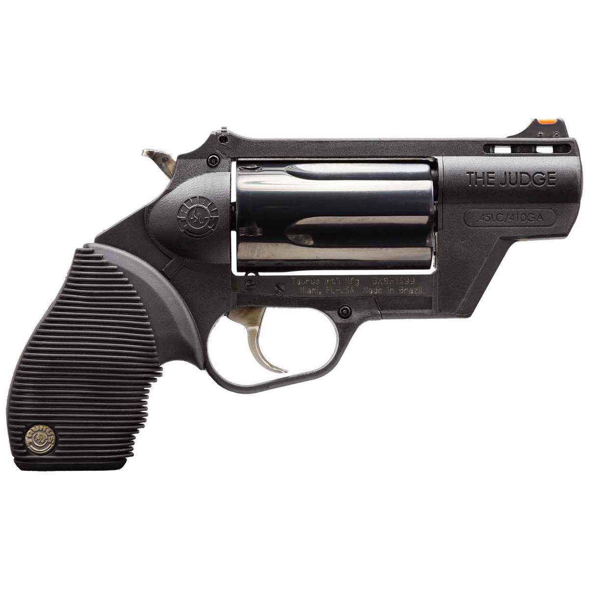 Taurus Judge Public Defender 45 (Long) Colt 2in Matte Black Oxide Revolver - 5 Rounds Taurus Judge Public Defender 45 (Long) Colt 2in Matte Black Oxide Revolver - 5 Rounds