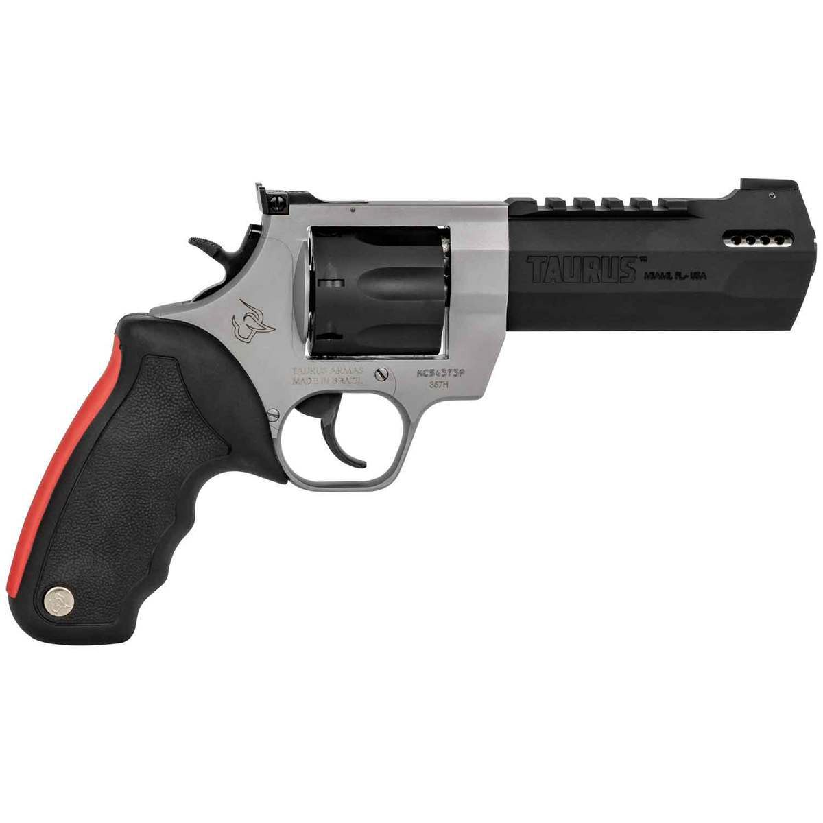 Taurus Raging Hunter 357 Magnum 5.13in Black/Stainless Revolver - 7 Rounds Taurus Raging Hunter 357 Magnum 5.13in Black/Stainless Revolver - 7 Rounds