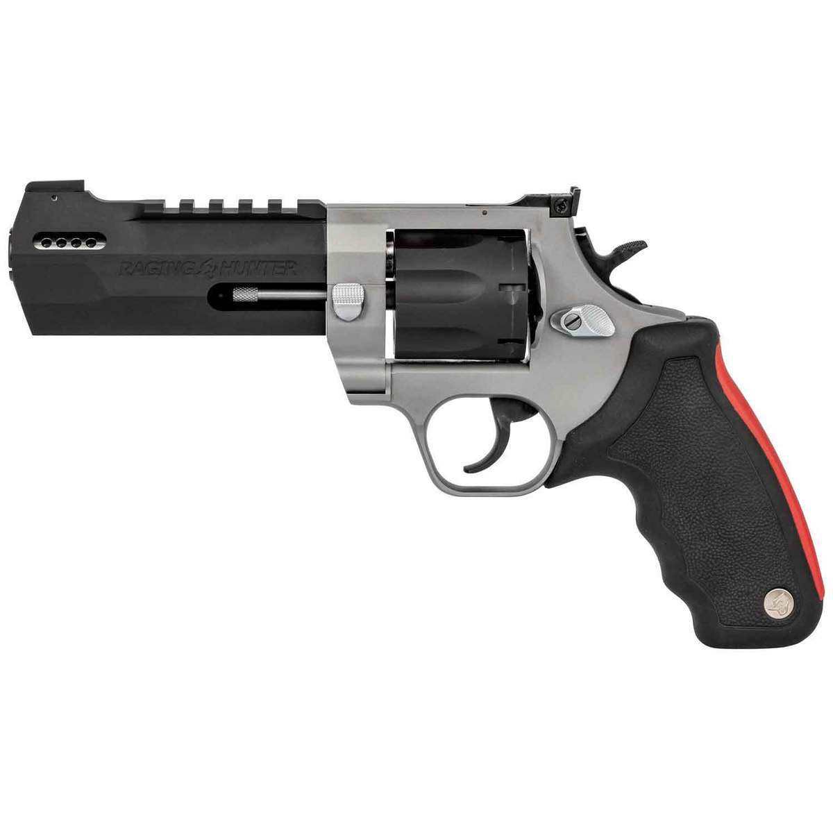 Taurus 357 Raging Bull Taurus Raging Hunter 357 Magnum 5.13in Black/Stainless Revolver - 7 ...
