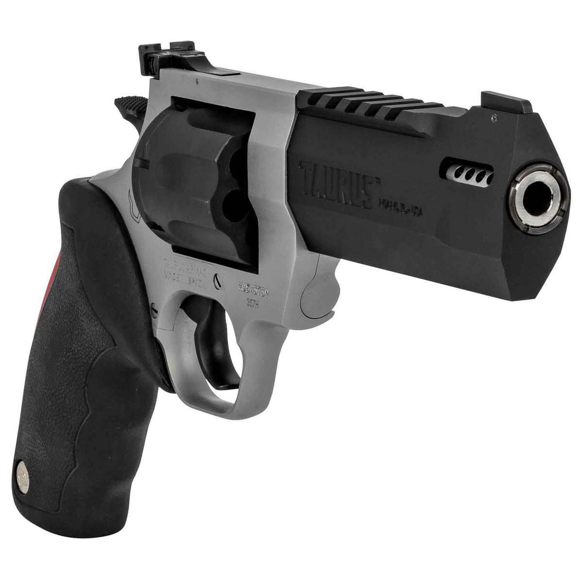 Taurus 357 Raging Bull Taurus Raging Hunter 357 Magnum 5.13in Black/Stainless Revolver - 7 ...