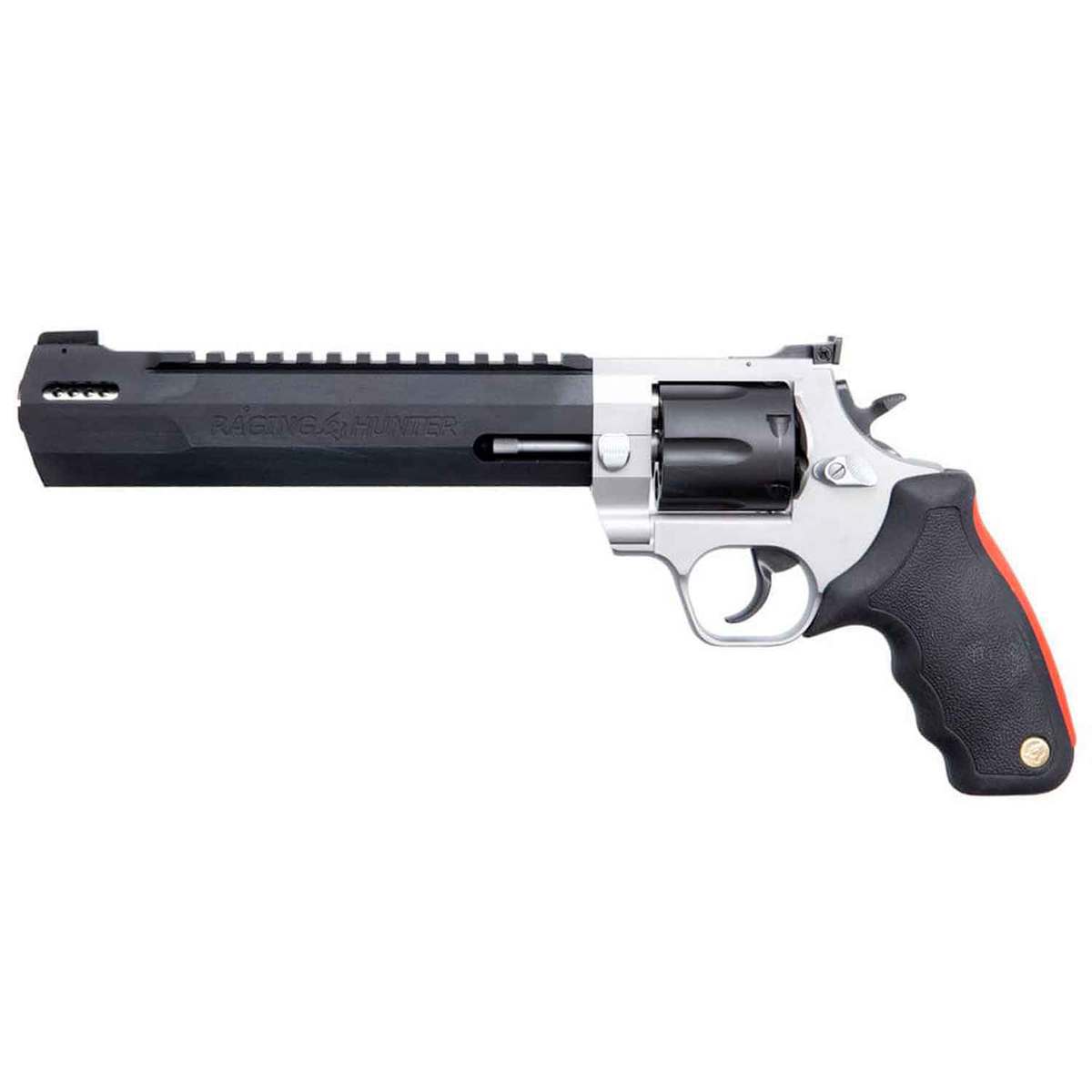 Taurus Raging Hunter 44 Magnum 8.38in Matte Stainless/Matte Black Revolver - 6 Rounds Taurus Raging Hunter 44 Magnum 8.38in Matte Stainless/Matte Black Revolver - 6 Rounds