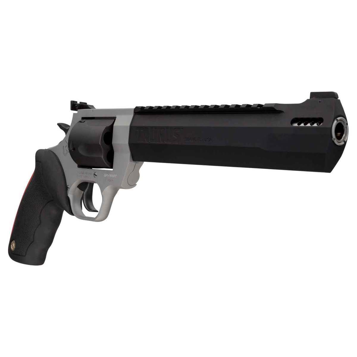 Taurus Raging Hunter 454 Casull 8.38in Black/Stainless Aluminum Revolver - 5 Rounds Taurus Raging Hunter 454 Casull 8.38in Black/Stainless Aluminum Revolver - 5 Rounds