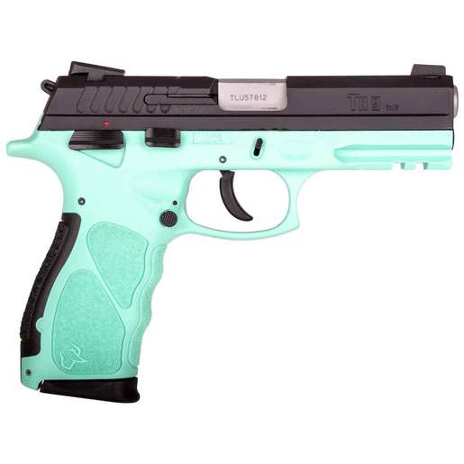 Taurus TH9 9mm Luger 4.27in Cyan/Black Pistol - 17+1 Rounds - Blue image