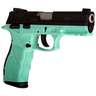 Taurus TH9 9mm Luger 4.27in Cyan/Black Pistol - 17+1 Rounds - Blue