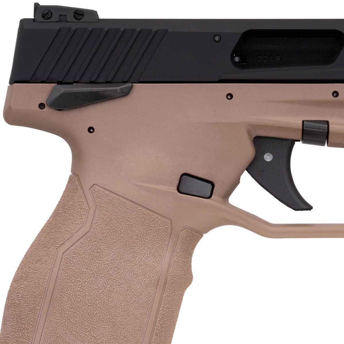 Taurus TX22 22 Long Rifle 4.1in FDE/Black Pistol - 16+1 Rounds - Flat Dark Earth/Black Taurus TX22 22 Long Rifle 4.1in FDE/Black Pistol - 16+1 Rounds - Flat Dark Earth/Black