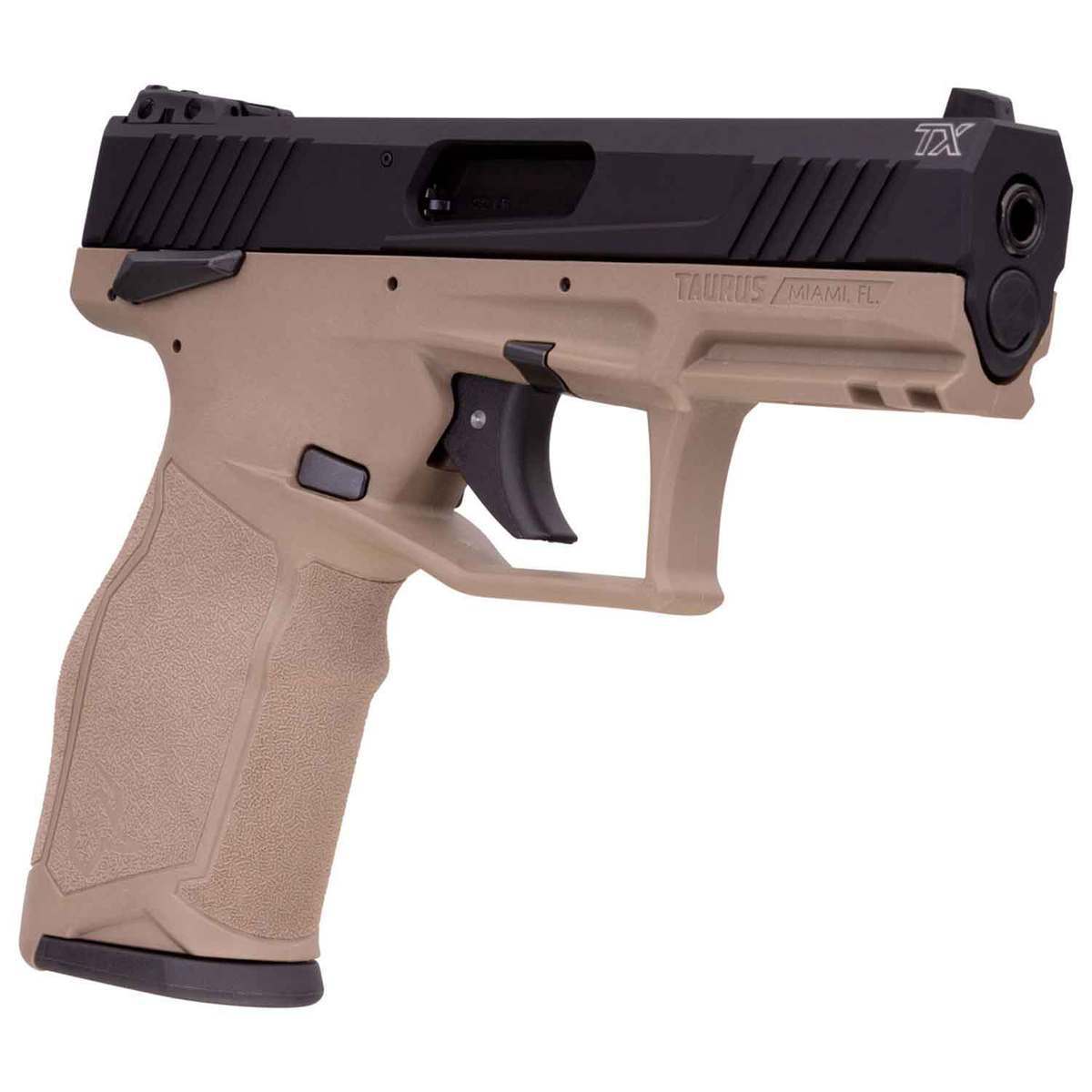 Taurus TX22 22 Long Rifle 4.1in FDE/Black Pistol - 16+1 Rounds - Flat Dark Earth/Black Taurus TX22 22 Long Rifle 4.1in FDE/Black Pistol - 16+1 Rounds - Flat Dark Earth/Black