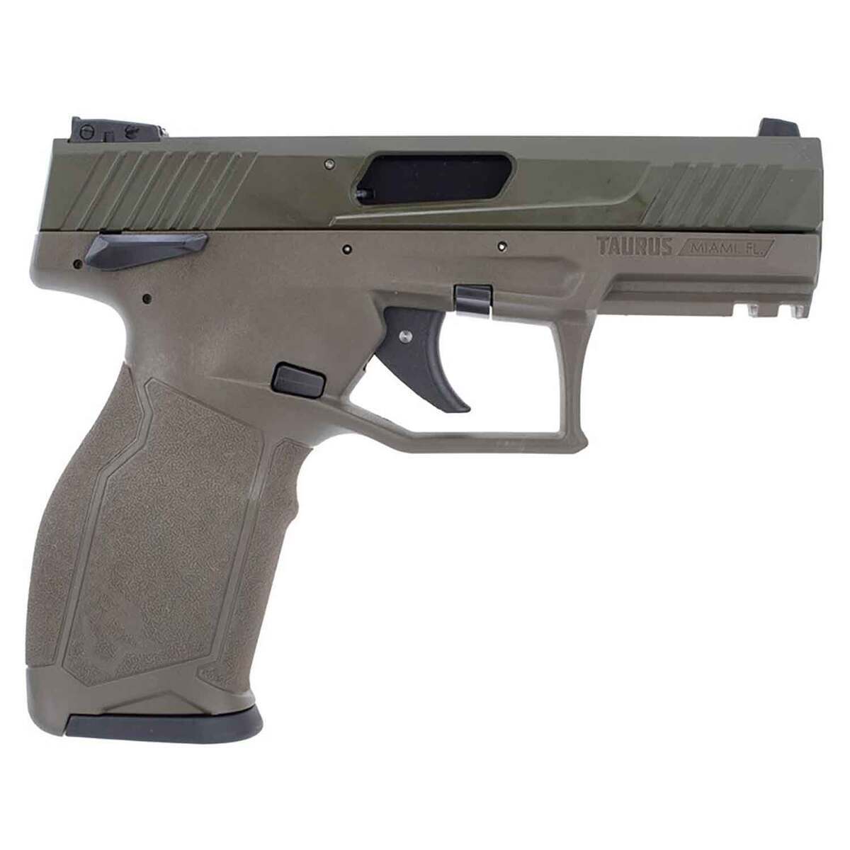 Taurus TX22 22 Long Rifle 4in OD Green Cerakote Pistol - 16+1 Rounds - Green Taurus TX22 22 Long Rifle 4in OD Green Cerakote Pistol - 16+1 Rounds - Green