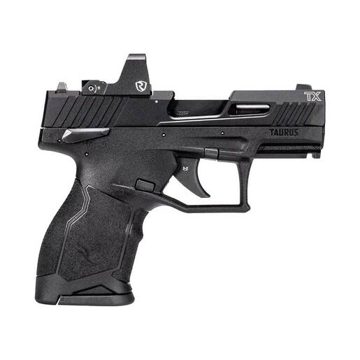 Taurus TX22 Compact Riton 22 Long Rifle 3.6in Hard Anodized Black Pistol - 10+1 Rounds - Black Compact image