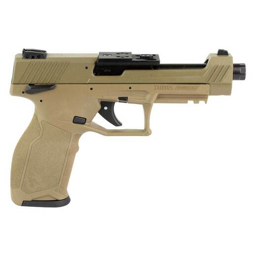 Taurus TX22 Competition 22 Long Rifle 5.25in Flat Dark Earth Pistol - 16+1 Rounds - Tan image