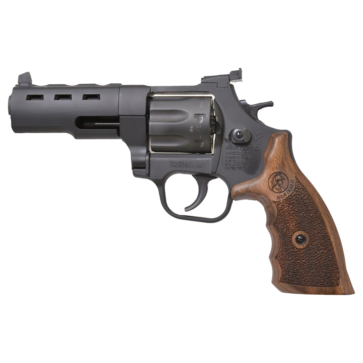 Taylor's & Company 357 Magnum 4in Matte Black Revolver - 6 Rounds Taylor's & Company 357 Magnum 4in Matte Black Revolver - 6 Rounds