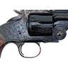 Taylor's & Company Top Break Schofield 45 (Long) Colt 7in Blued Engraved Revolver - 6 Rounds
