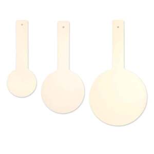 TCRT 4in/6in/8in Hanging Round Target Bundle Pack - White