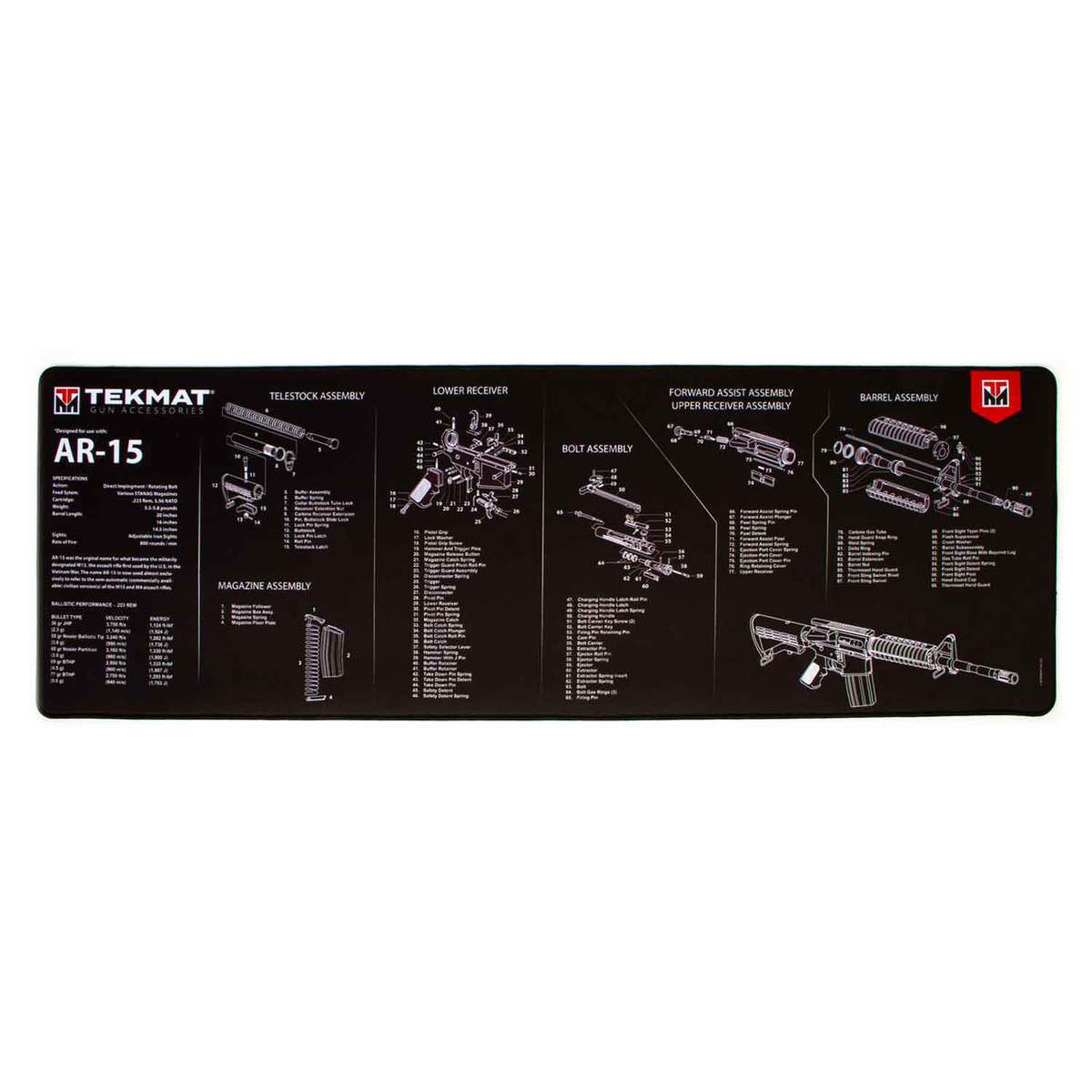 TekMat AR-15 Ultra Premium Gun Cleaning Mat TekMat AR-15 Ultra Premium Gun Cleaning Mat