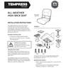 Tempress All Weather High Back Seat