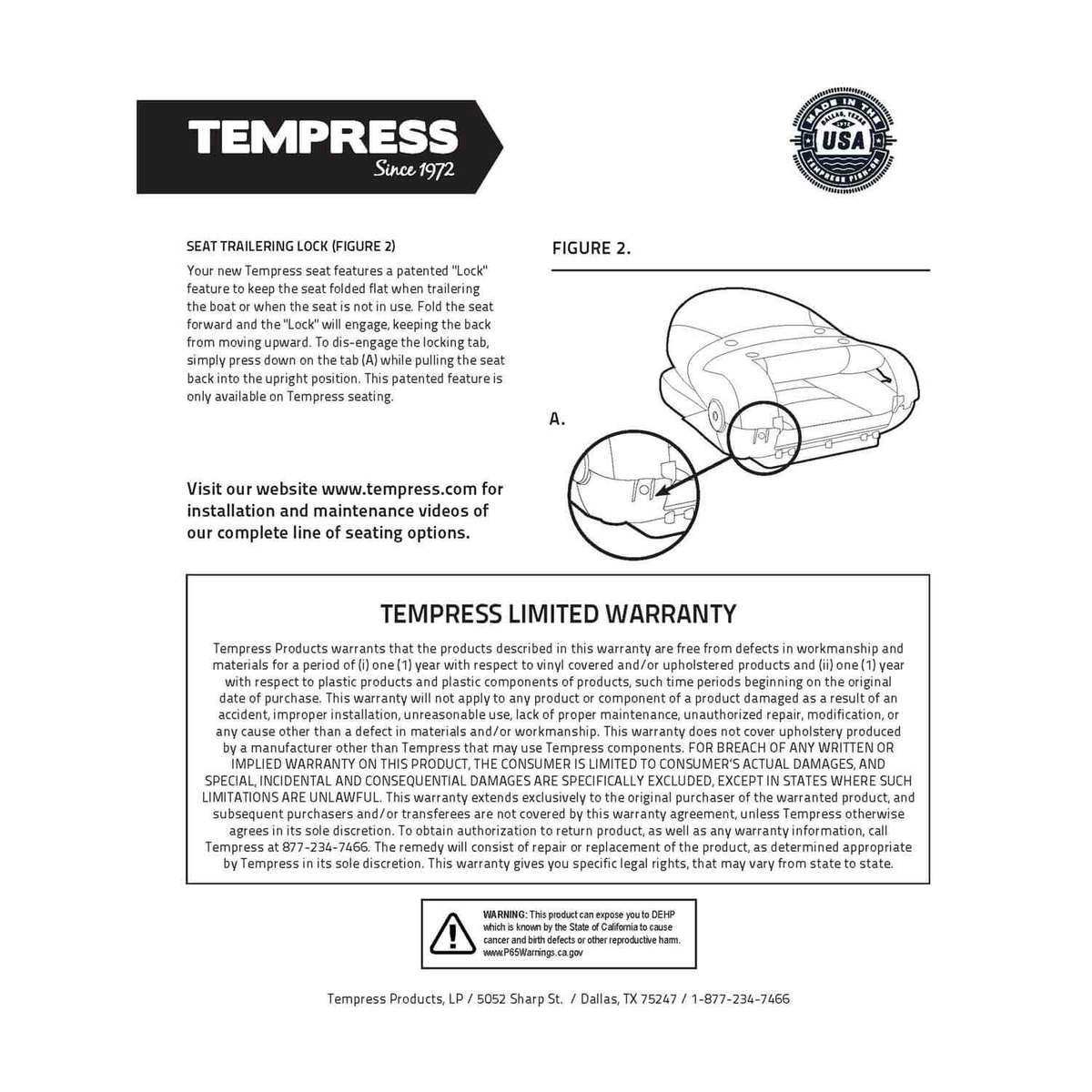 Tempress Tempress Navistyle Boat Seat | Sportsman's Warehouse