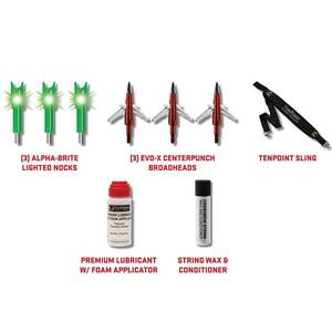 TenPoint Crossbow Package Accessory Kit - Alpha-brites, Broadheads, Sling, Lube & Wax