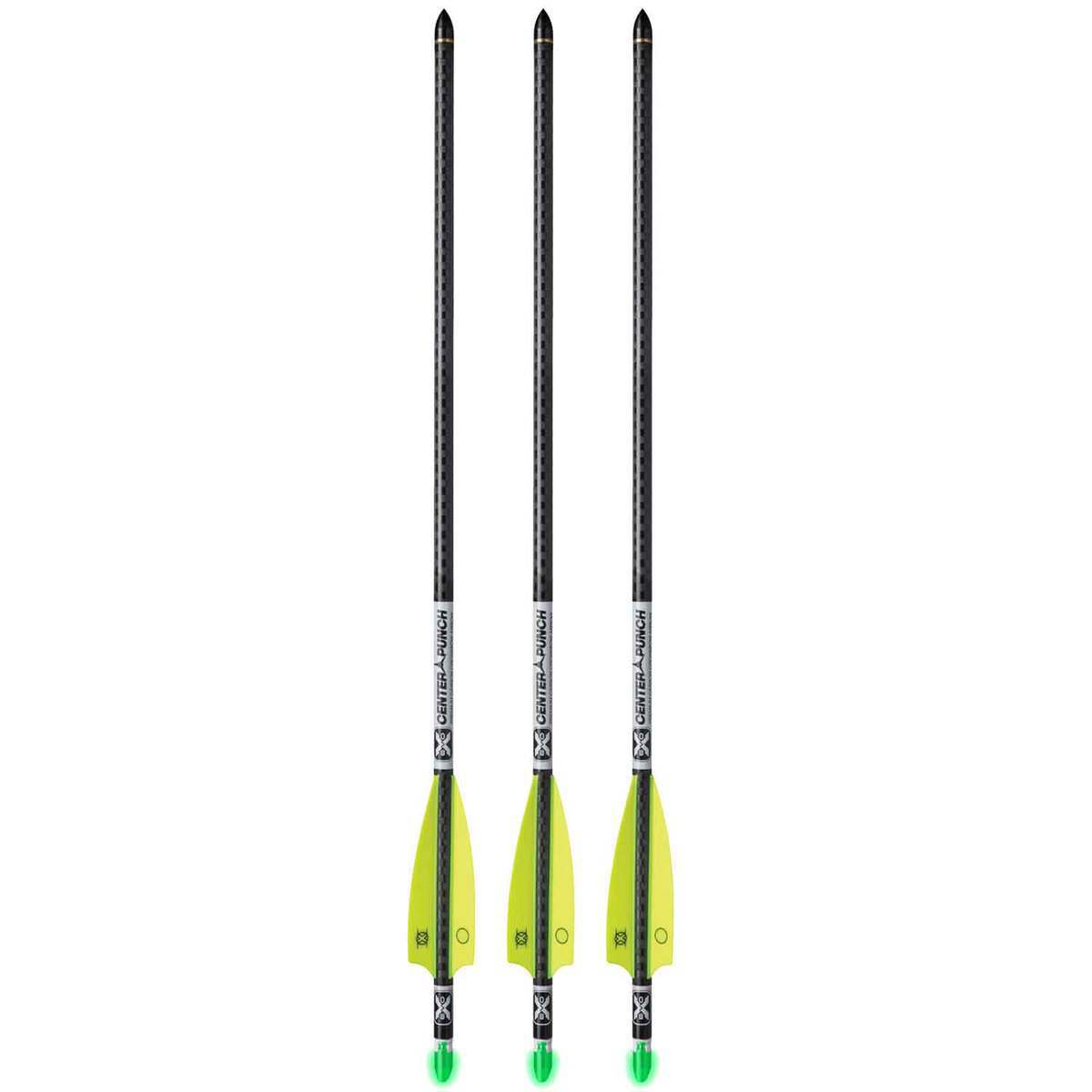 TenPoint Evo-X Lighted Centerpunch Premium Carbon Crossbow Bolt - 3 Pack - Carbon TenPoint Evo-X Lighted Centerpunch Premium Carbon Crossbow Bolt - 3 Pack - Carbon