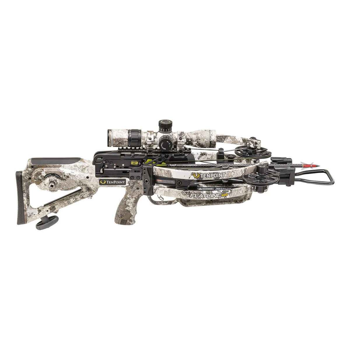 TenPoint Flatline 460 Veil Alpine Camo Crossbow - Package - Veil Alpine Camo TenPoint Flatline 460 Veil Alpine Camo Crossbow - Package - Veil Alpine Camo