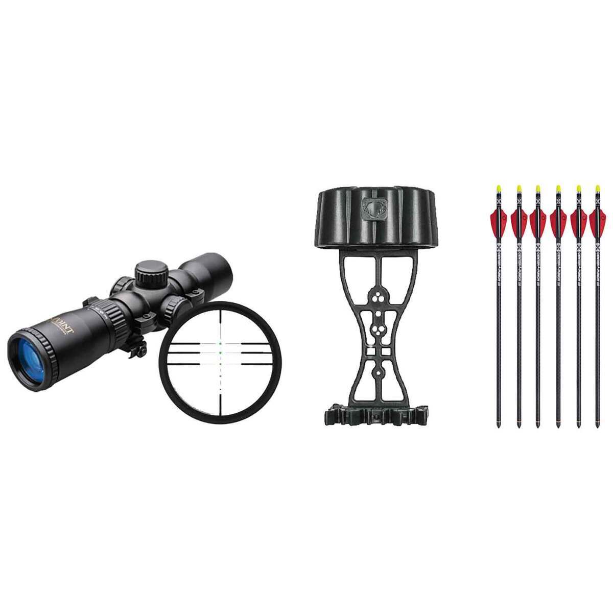 TenPoint Siege RS410 Graphite Gray Crossbow - Hunting Package - Gray TenPoint Siege RS410 Graphite Gray Crossbow - Hunting Package - Gray