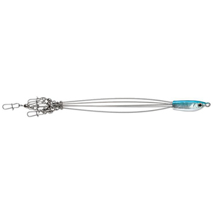 Terminator Stainless Steel Rig Umbrella Rig - Blue Shad, 3/8oz, 5in