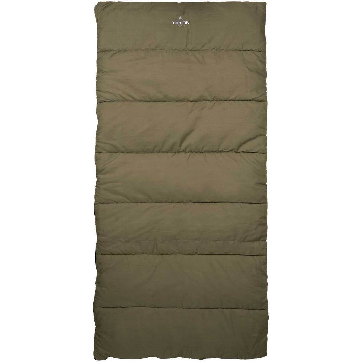TETON Sports Evergreen 35 Degree Regular Rectangular Sleeping Bag - Olive/Slate - Olive/Slate Regular TETON Sports Evergreen 35 Degree Regular Rectangular Sleeping Bag - Olive/Slate - Olive/Slate Regular