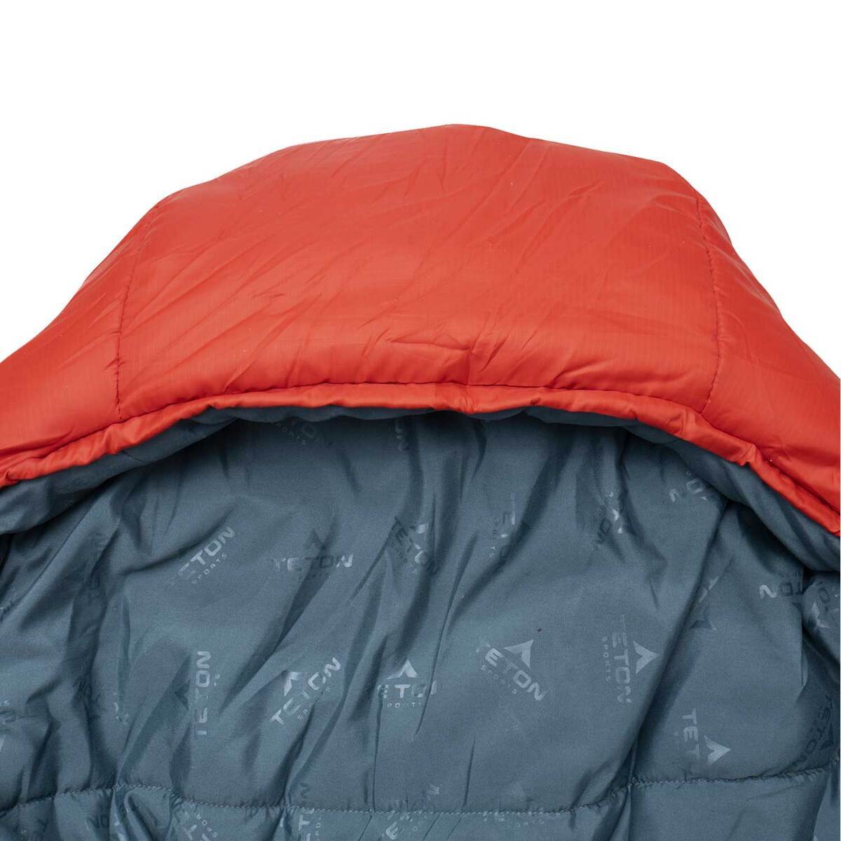 TETON Sports LEEF 0 Degree Regular Mummy Sleeping Bag - Fire/Slate - Fire/Slate Regular TETON Sports LEEF 0 Degree Regular Mummy Sleeping Bag - Fire/Slate - Fire/Slate Regular