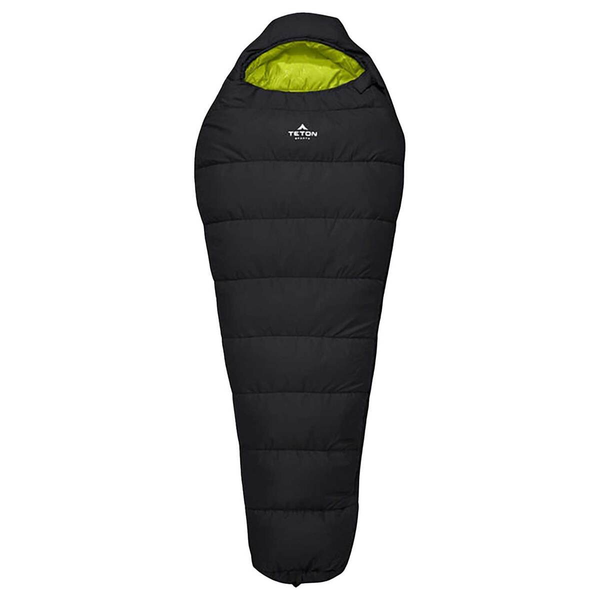 Teton Leef 30 degree Long Mummy Sleeping Bag - Black and Sage - Black and Sage Long Teton Leef 30 degree Long Mummy Sleeping Bag - Black and Sage - Black and Sage Long