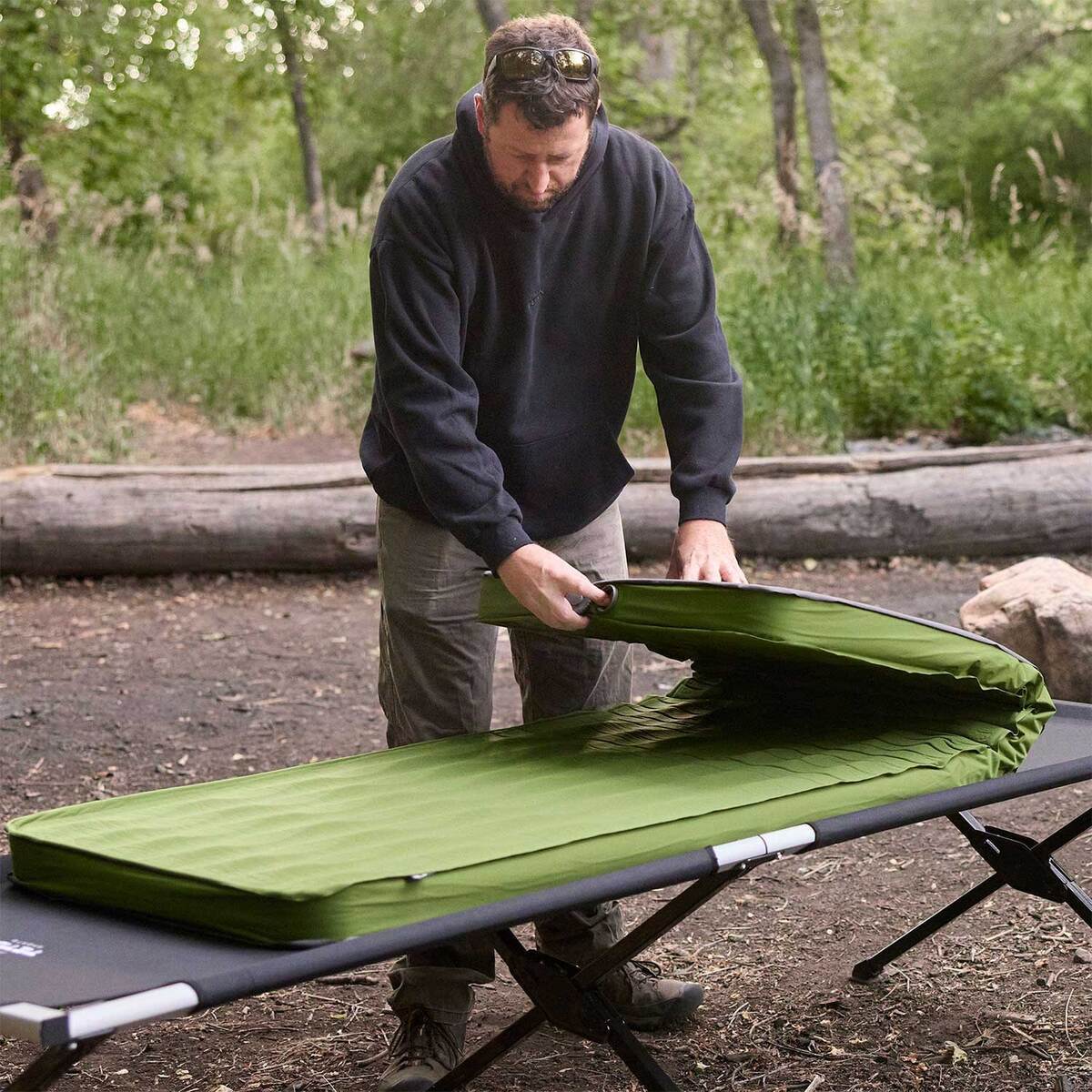 Teton Sequoia Self-Inflating Sleeping Pad - Regular - Green Regular Teton Sequoia Self-Inflating Sleeping Pad - Regular - Green Regular