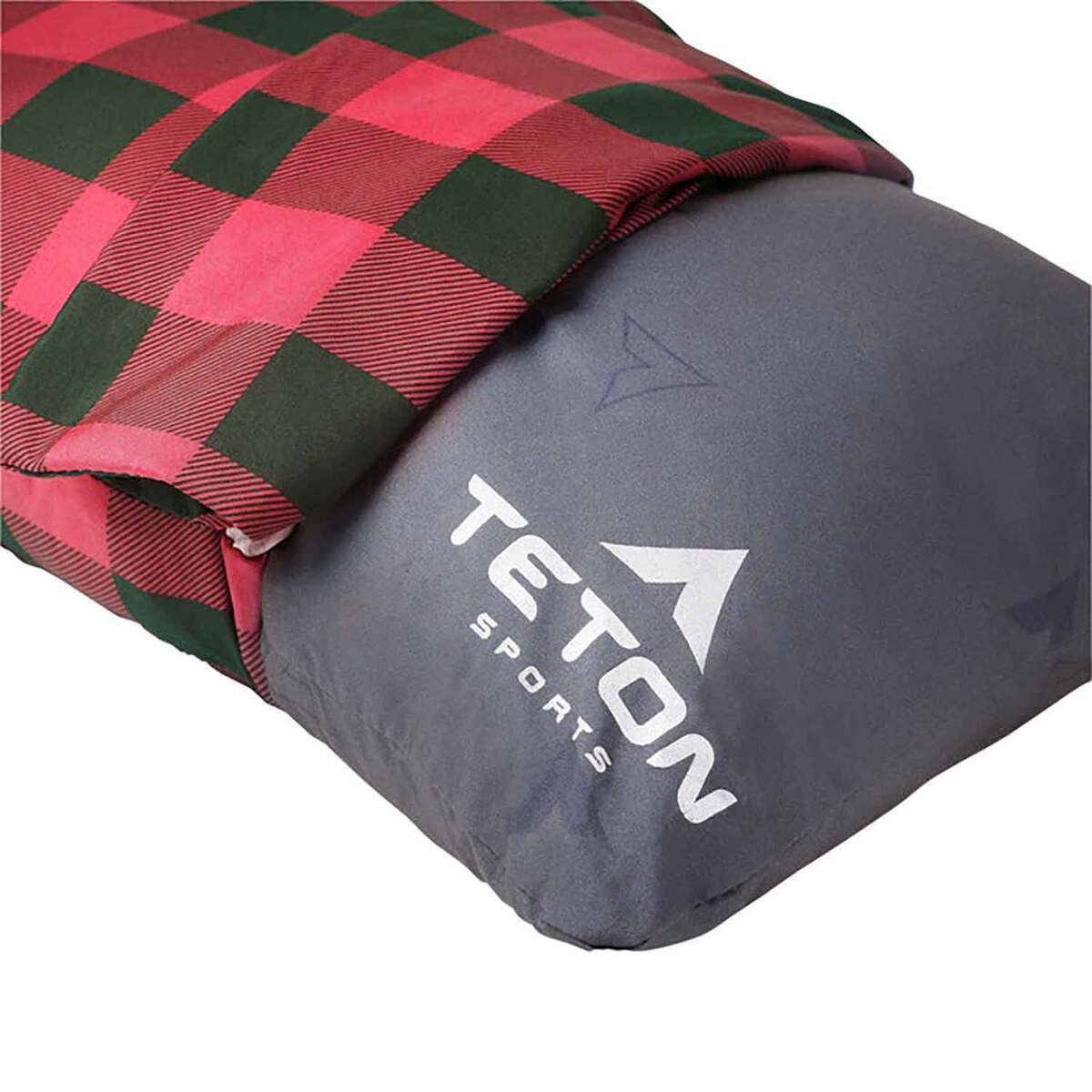 Teton Camp Pillow and Pillowcase - Fox & Black - Red/Black Teton Camp Pillow and Pillowcase - Fox & Black - Red/Black