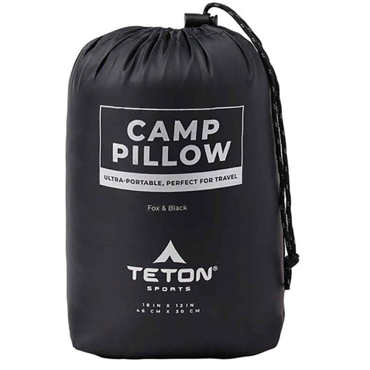 Teton Camp Pillow and Pillowcase - Fox & Black - Red/Black Teton Camp Pillow and Pillowcase - Fox & Black - Red/Black