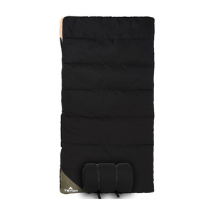 TETON Sports Camper -10 Degree Regular Rectangular Sleeping Bag - Black