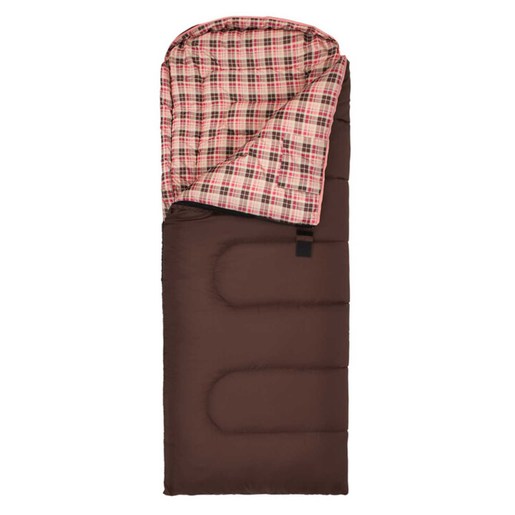 TETON Sports Celsius Junior 20 Degree Youth Rectangular Sleeping Bag - Brown/Pink - Brown/Pink Youth