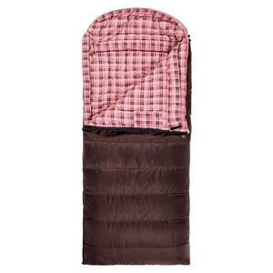 TETON Sports Celsius 0 Degree Regular Rectangular Sleeping Bag - Brown/Pink