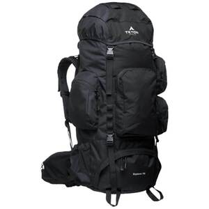 TETON Sports Explorer 75L Internal Frame Backpacking Pack - Black