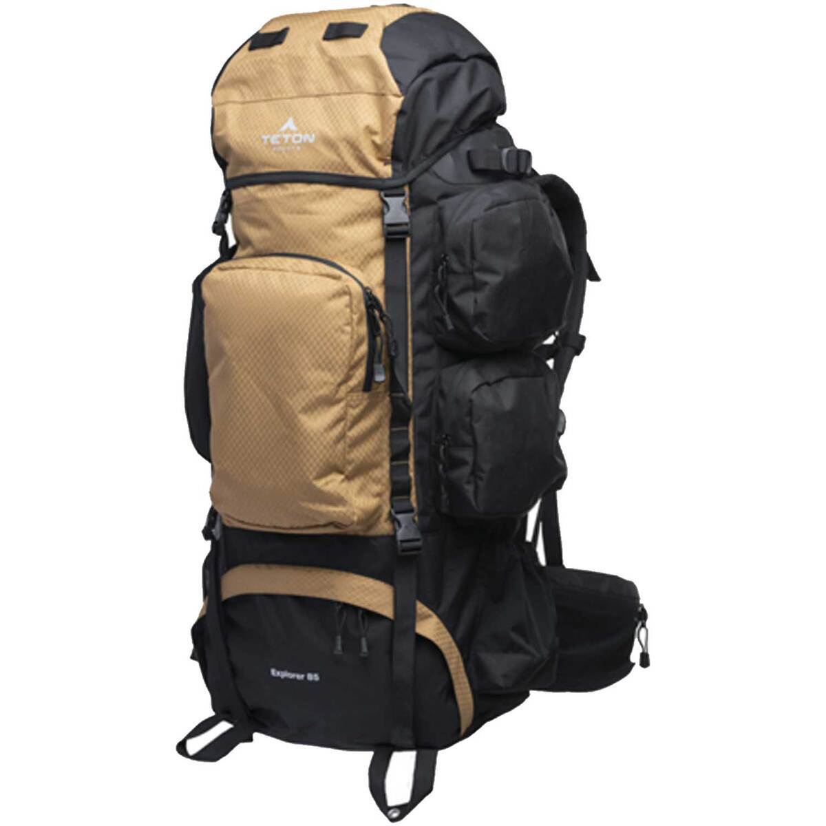 TETON Sports Explorer 85L Internal Frame Backpacking Pack - Buck