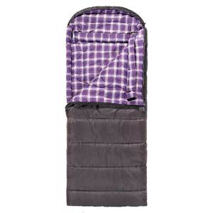 TETON Sports Fahrenheit 0 Degree Regular Rectangular Sleeping Bag - Grey/Purple