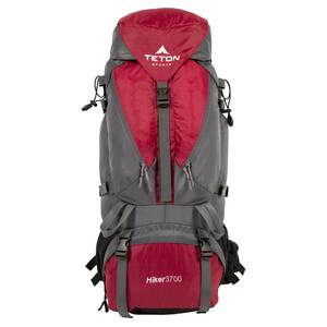 TETON Sports Hiker3700 Ultralight Internal Frame Backpack - Red TETON Sports Hiker3700 Ultralight Internal Frame Backpack - Red