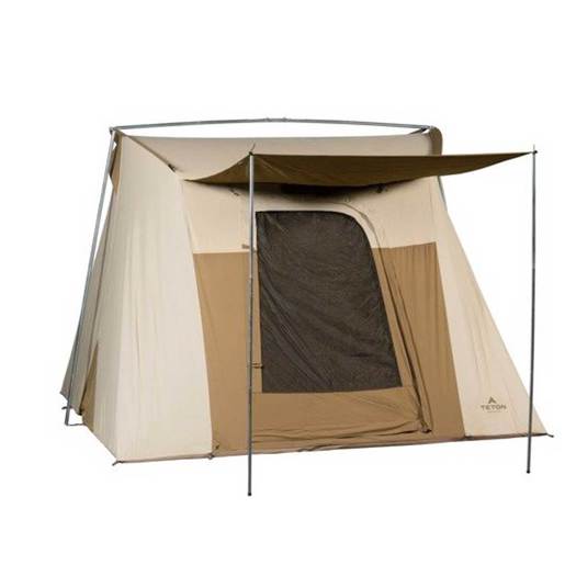 Teton Mesa 6-Person Canvas Tent – Tan 38.5in x 15in x 13.5in