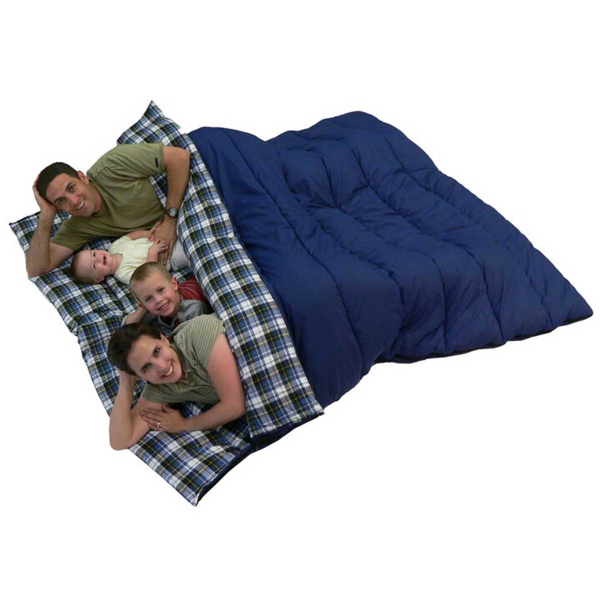 TETON Sports 4-in-1 RV 40 Degree Doublewide Rectangular Sleeping Bag - Blue - Blue Doublewide TETON Sports 4-in-1 RV 40 Degree Doublewide Rectangular Sleeping Bag - Blue - Blue Doublewide