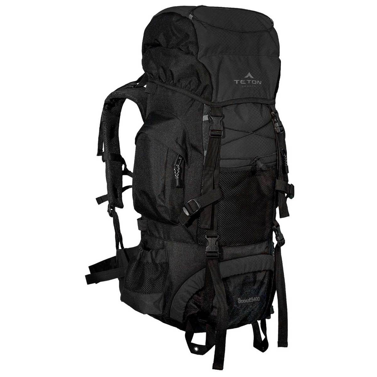 Teton Scout 55 Liter Backpacking Pack Black Sportsman's Warehouse