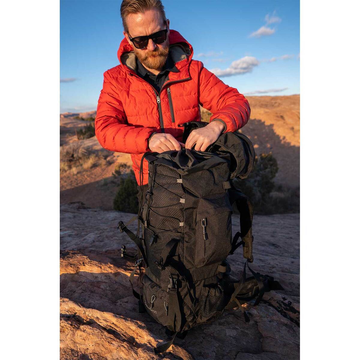 Teton Scout 55 Liter Backpacking Pack - Black - Black One Size Teton Scout 55 Liter Backpacking Pack - Black - Black One Size