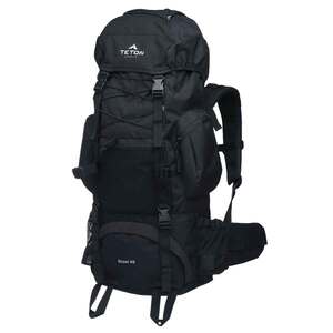 TETON Sports Scouts 45L Internal Frame Backpacking Pack - Black