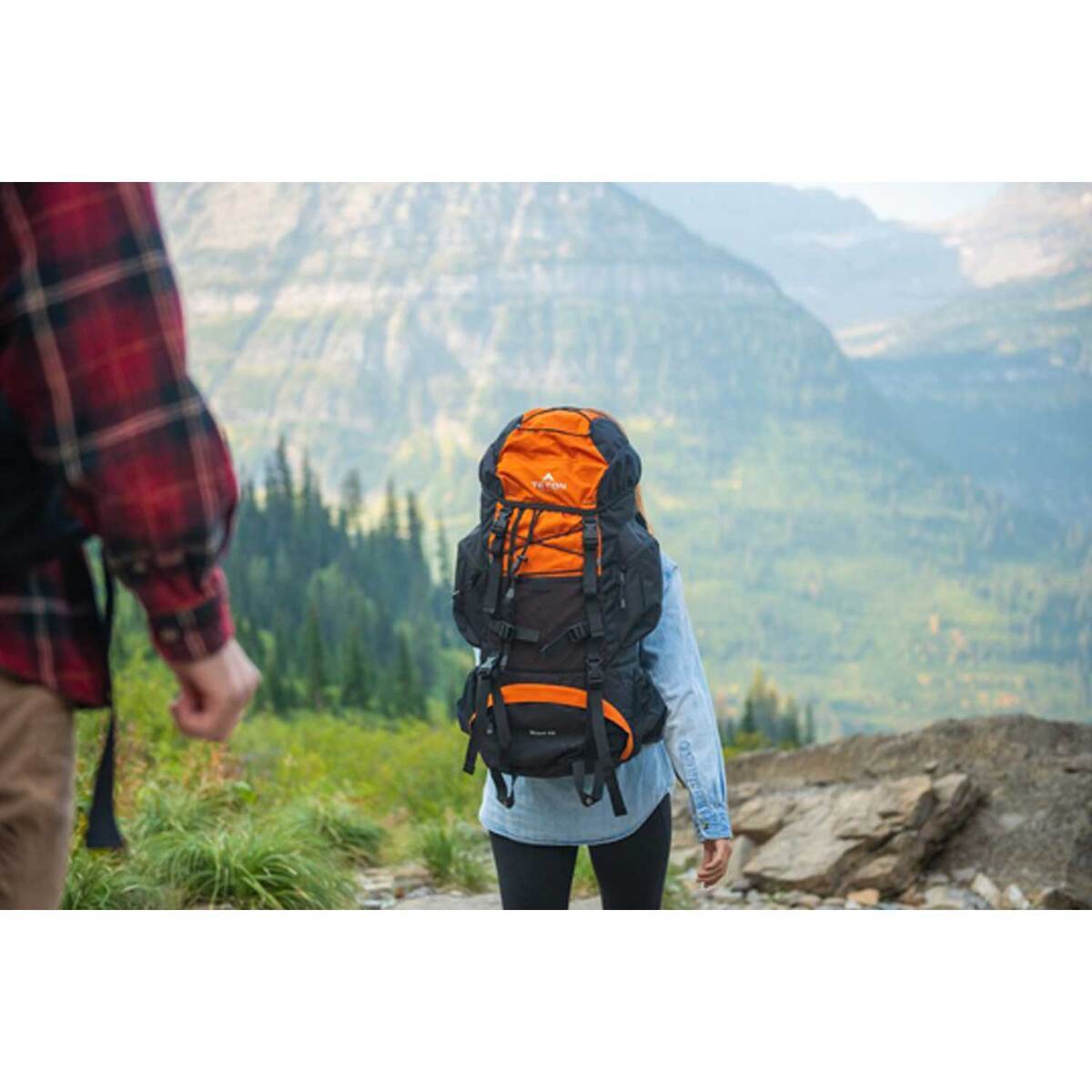 TETON Sports Scouts 45L Internal Frame Backpacking Pack - Black - Black TETON Sports Scouts 45L Internal Frame Backpacking Pack - Black - Black