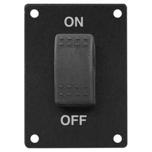 T H Marine Quick Click Rocker Switch Panel - Black