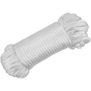ROPE3/16in X 50' SOLID NYLON WHITE