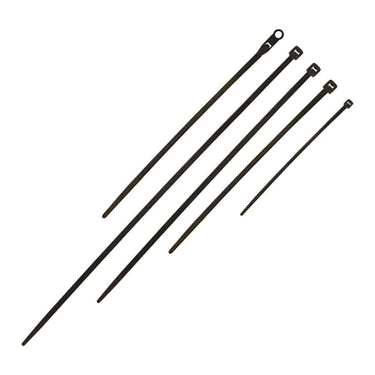 T H Marine Wire Tie Assortment - Black T H Marine Wire Tie Assortment - Black