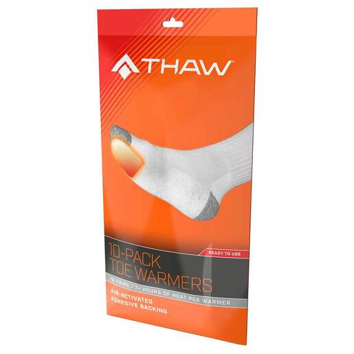Thaw Disposable Toe Warmers – 10 Pack – White