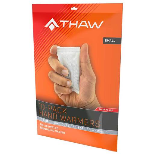 Thaw Small Disposable Hand Warmers – 10 Pack – White